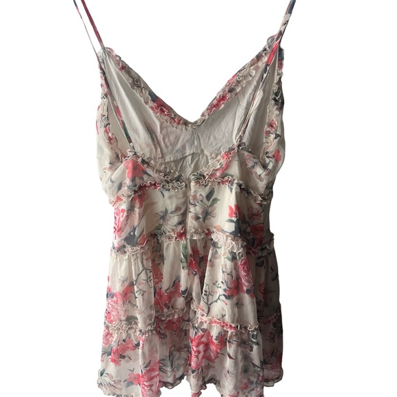 Floral Print Ruffle Dress - Picture 6 of 6